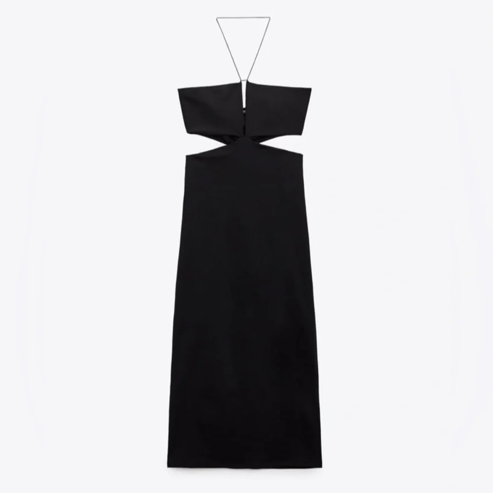 🔅SOLD🔅ZARA GEOMETRIC CUT OUT MIDI DRESS- small - Picture 9 of 10